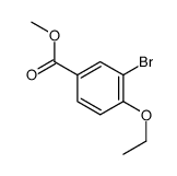 3-溴-4-乙氧基苯甲酸甲酯结构式