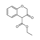 ethyl 3-oxochromane-4-carboxylate结构式