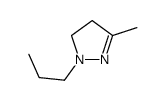 3-Methyl-1-propyl-2-pyrazoline结构式