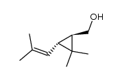 trans-chrysanthemyl alcohol结构式