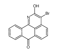 3-bromo-1H-dibenzo[de,h]quinoline-2,7-dione structure