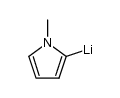 1-methylpyrrol-2-yl lithium结构式