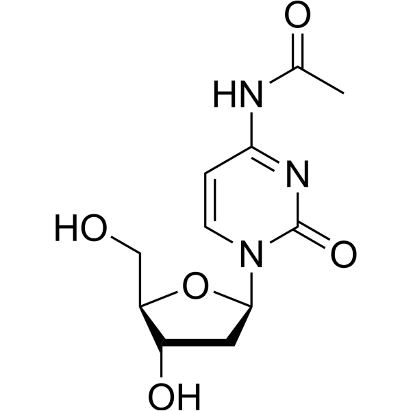 N4-Acetyl-2'-deoxycytidine structure