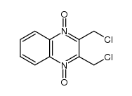 2,3-bis(chloromethyl)quinoxaline 1,4-dioxide结构式