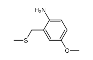 (2-amino-5-methoxyphenyl)methyl methyl sulphide Structure