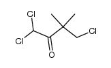 1,1,4-trichloro-3,3-dimethyl-butan-2-one Structure