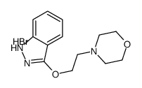 4-[2-(1H-indazol-3-yloxy)ethyl]morpholine,hydrobromide Structure