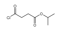 isopropyl β-(chlorocarbonyl)propionate结构式