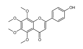 4'-hydroxy-5,6,7,8-tetramethoxy flavone Structure