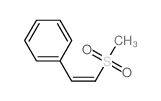 Benzene,[(1Z)-2-(methylsulfonyl)ethenyl]-结构式