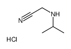 2-(isopropylamino)acetonitrile hydrochloride structure
