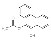 (10-hydroxyphenanthren-9-yl) acetate结构式