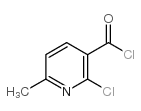 2-Chloro-6-methylnicotinoylchloride Structure