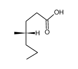 (+)(S)-3-methyl-hexane-carboxylic acid-(1)结构式