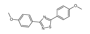 3,5-bis-(4-methoxyphenyl)-[1,2,4]thiadiazole Structure