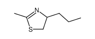 2-METHYL-4-PROPYL-4,5-DIHYDROTHIAZOLE structure