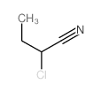 Butanenitrile,2-chloro- Structure