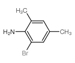 2-溴-4,6-二甲基苯胺结构式