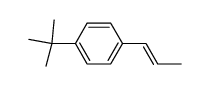 (E)-1-(tert-butyl)-4-(prop-1-en-1-yl)benzene Structure