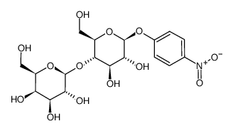 4-硝基苯基-β-D-乳糖苷结构式