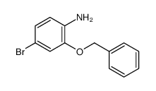 4-bromo-2-phenylmethoxyaniline结构式