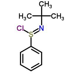 N-tert-Butylbenzenesulfinimidoyl chloride Structure
