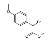 2-溴-2-(4-甲氧基苯基)乙酸甲酯结构式