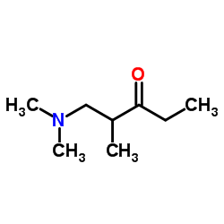 1-(Dimethylamino)-2-methylpentan-3-one Structure