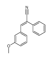 (E)-3-(3-methoxyphenyl)-2-phenylacrylonitrile Structure