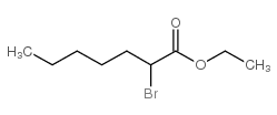 2-溴庚酸乙酯结构式