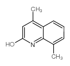 4,8-二甲基-2-羟基喹啉结构式