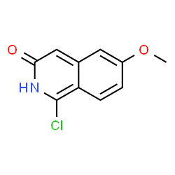 1-Chloro-6-methoxyisoquinolin-3(2H)-one Structure