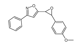 5-[3-(4-methoxyphenyl)oxiran-2-yl]-3-phenyl-1,2-oxazole Structure