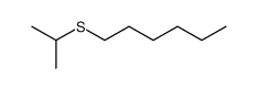 1-(Isopropylthio)hexane Structure