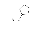 cyclopentyloxy(trimethyl)silane Structure
