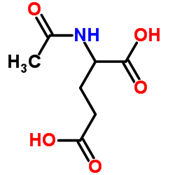 N-乙酰-DL-谷氨酸结构式