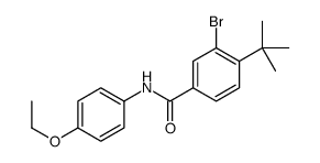 3-bromo-4-tert-butyl-N-(4-ethoxyphenyl)benzamide Structure