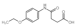 4-(4-乙氧基苯胺)-4-氧代丁酸结构式