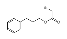 3-phenylpropyl 2-bromoacetate结构式