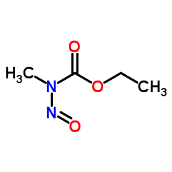 Ethyl methyl(nitroso)carbamate structure