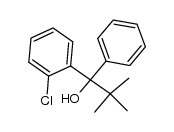 1-(2-Chlorphenyl)-1-phenyl-2,2-dimethylpropanol-1 Structure
