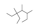 3-ethyl-3,4,5-trimethylheptane Structure