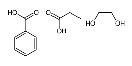 benzoic acid,ethane-1,2-diol,propanoic acid Structure