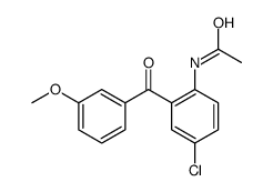 N-[4-chloro-2-(3-methoxybenzoyl)phenyl]acetamide Structure