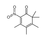 3,4,5,6,6-pentamethyl-2-nitrocyclohexa-2,4-dien-1-one结构式