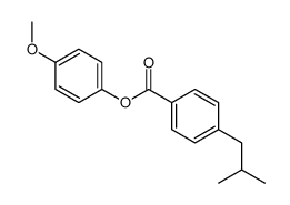 (4-methoxyphenyl) 4-(2-methylpropyl)benzoate Structure