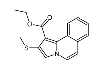ethyl 2-methylsulfanylpyrrolo[2,1-a]isoquinoline-1-carboxylate Structure