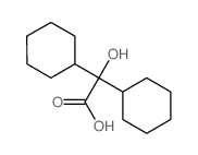 Acide dicyclohexylhydroxyacetique [French] Structure
