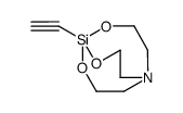 5-ethynyl-4,6,11-trioxa-1-aza-5-silabicyclo[3.3.3]undecane Structure