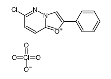 6-chloro-2-phenyl-[1,3]oxazolo[3,2-b]pyridazin-4-ium,perchlorate结构式